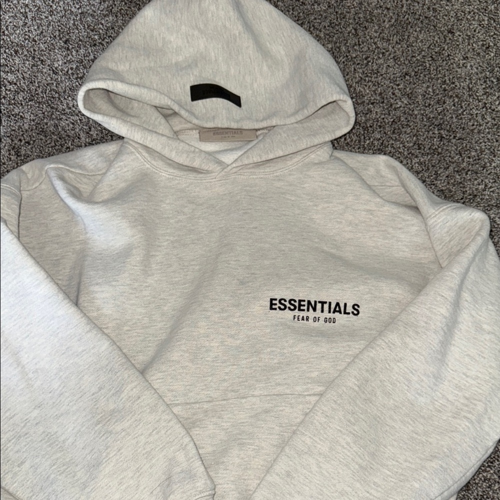 Fear of God Gray Sweater with Relaxed Fit and Minimal Design